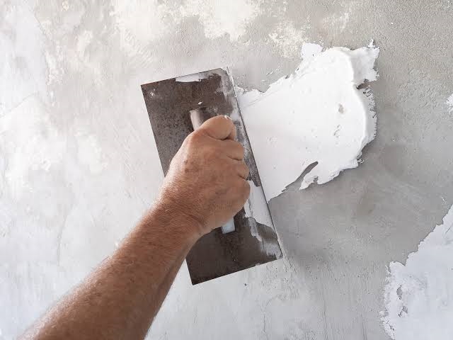 گچ مخصوص روی بتن